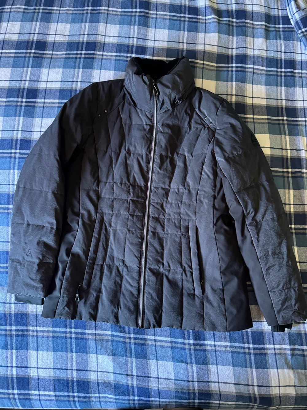 Gerry Weber Girls Black Quilted Zip-Up Puffer Jacket